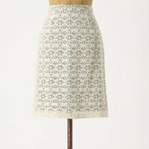 Anthropologie Lace Skirt